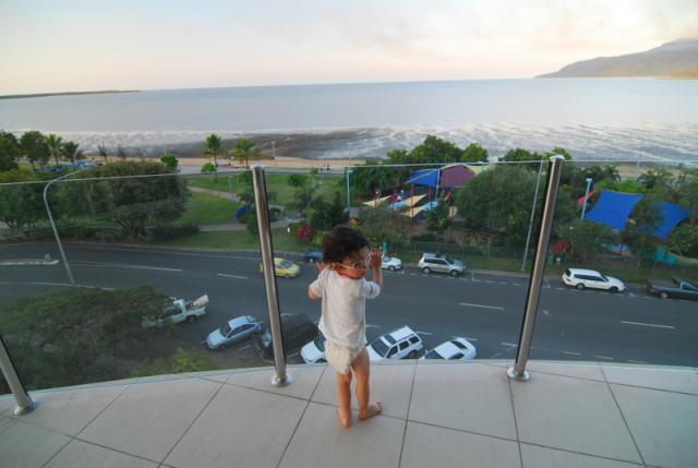 The view from our apartment in Cairns