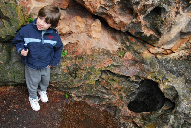 Ron at the natural entrance to Wind Cave