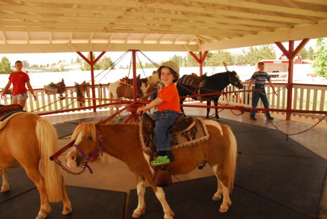 Ron's first pony ride