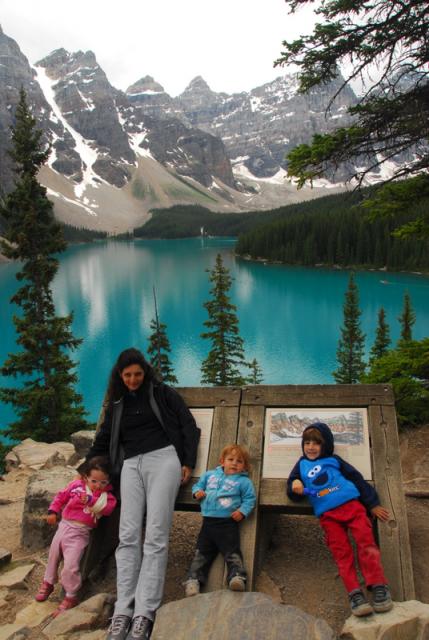 Rock Trail Viewpoint of Moraine Lake, Banff National Park